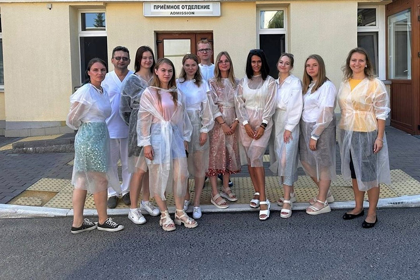 Студенты медико-профилактического факультета из Санкт-Петербурга прошли стажировку в Белгосмедуниверситете
