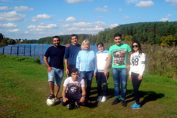 Знакомство с Белоруссией. Поездка  студентов МФИУ на Волчковичское водохранилище