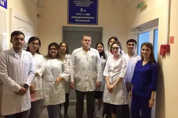 Летняя производственная практика на медицинском факультете иностранных учащихся.