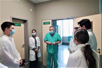 Студенты лечебного факультета побывали на экскурсии в РНПЦ травматологии и ортопедии