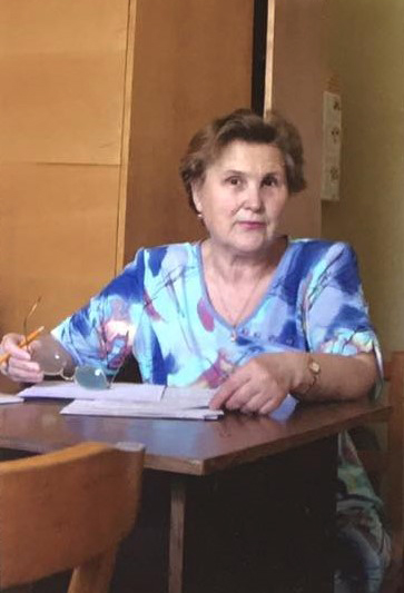 Ольга Александровна Цыганкова при подготовке лекции 