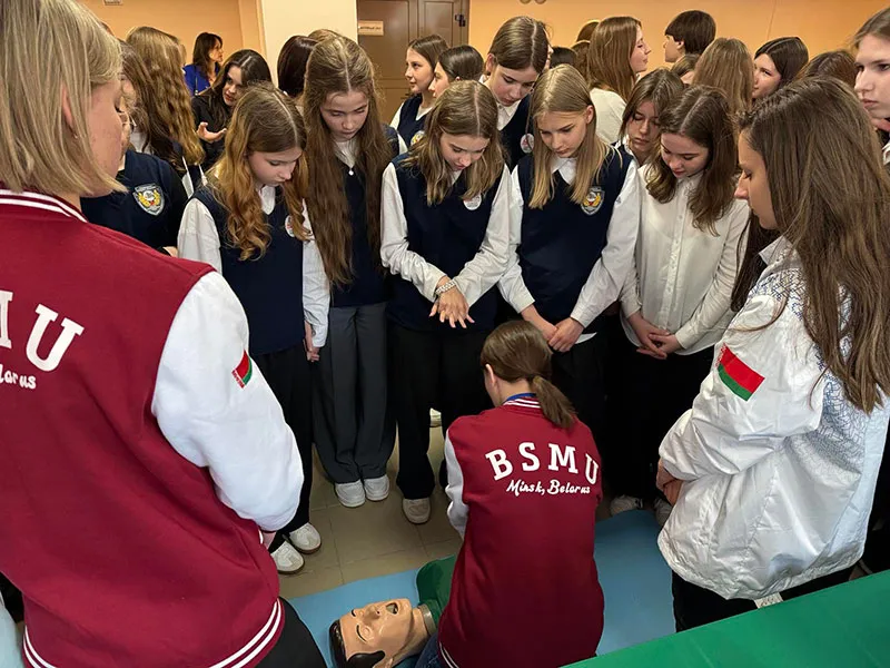 Три волонтерских отряда лечебного факультета задействованы в проекте «Марафон здоровья для столицы»