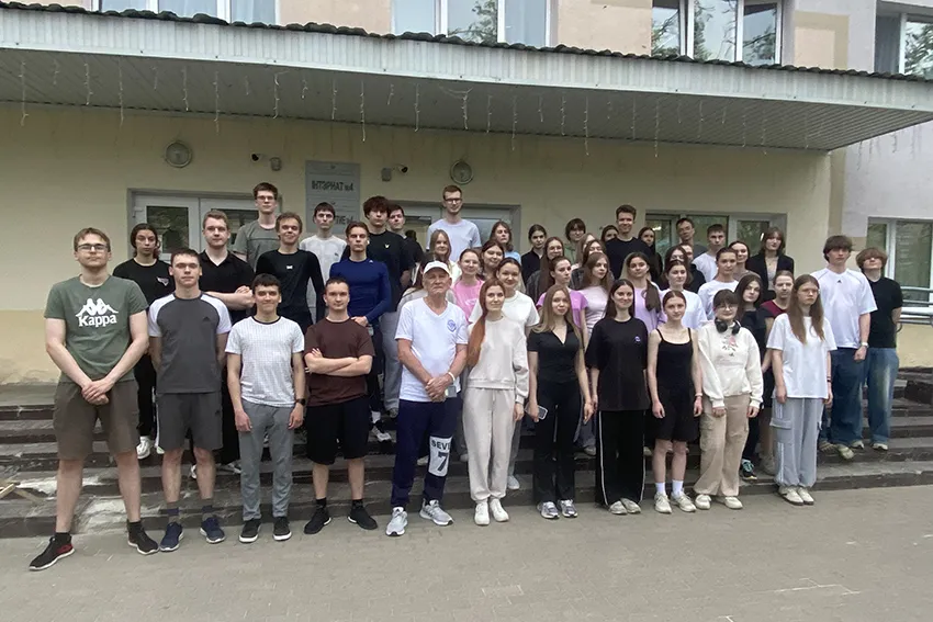 «Кросс Победы»: в общежитии № 4 прошла акция, посвящённая Дню Победы