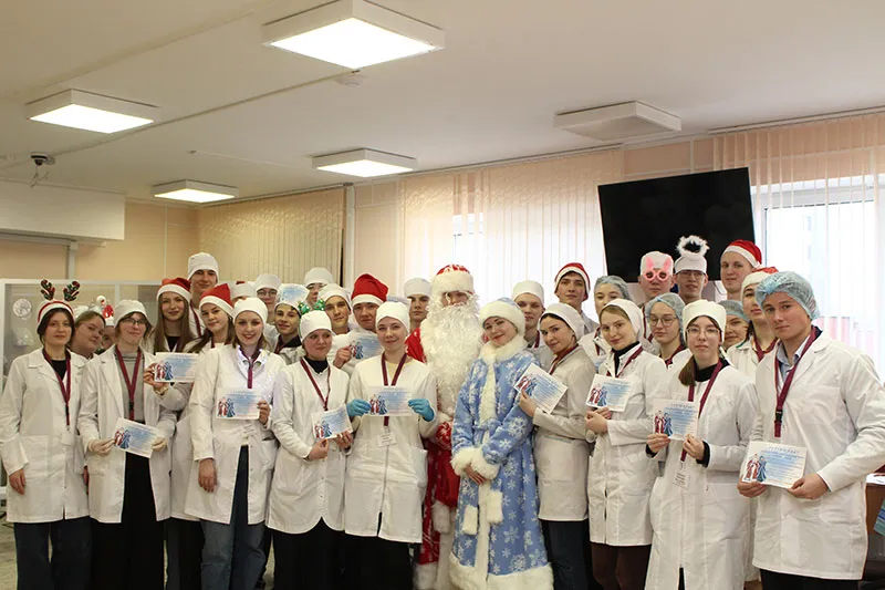 Новогодний практический квиз для студентов 1 курса лечебного факультета