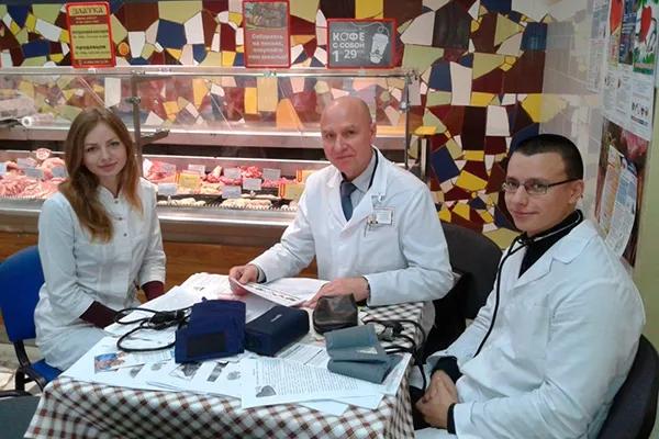 Участие студентов лечебного факультета в Городской акции «Здоровое сердце – долгая жизнь».