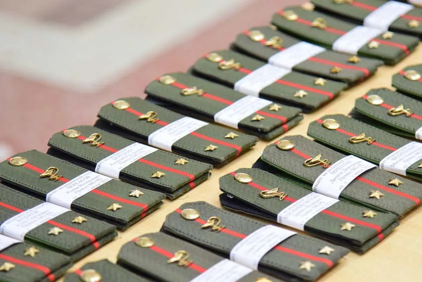 Торжественное собрание по присвоению студентам БГМУ первого офицерского звания – лейтенант медицинской службы запаса