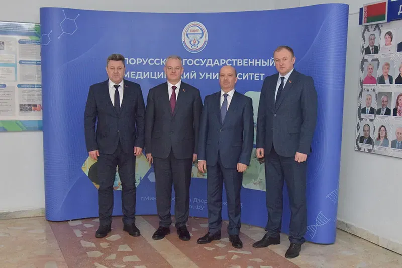 Sergey Vissarionov's Visit: New Horizons for Cooperation between Belarusian State Medical University and Turner National Medical Research Center