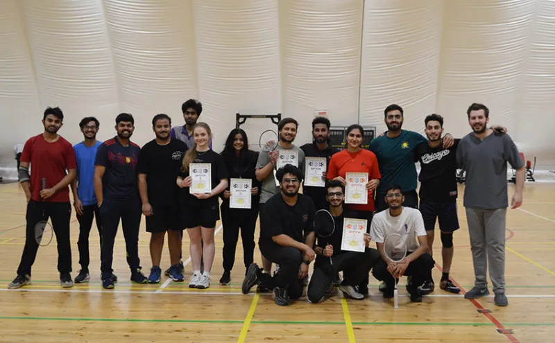 Badminton is a physical fitness test