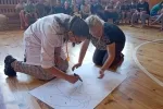 Спортивно-художественная акция для детей школы-интерната