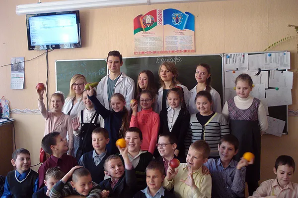 «Чтобы быть здоровыми – нужно правильно питаться!» - акция кафедры биологической химии для учащихся СШ №219 г.Минска