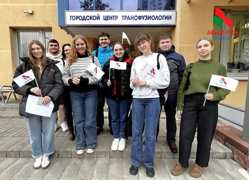 Молодежь в авангарде доноров крови