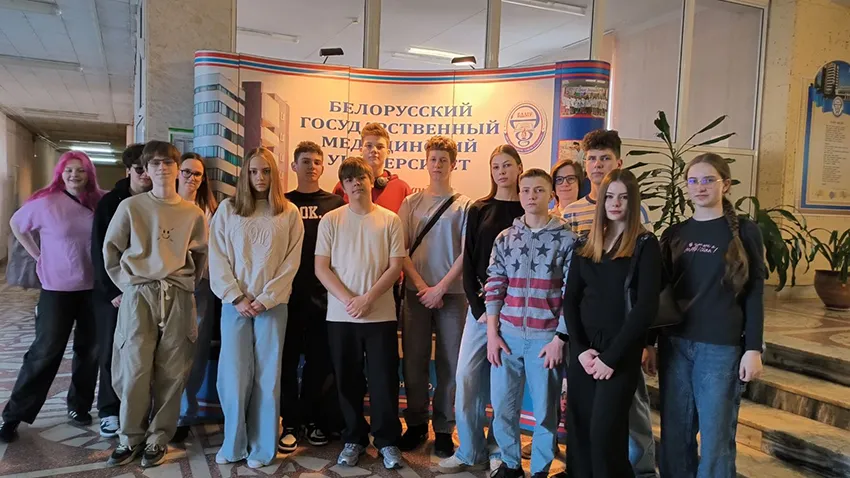 Шаг в профессию: учащиеся Гимназии №13 г. Минска посетили кафедру микробиологии, вирусологии, иммунологии