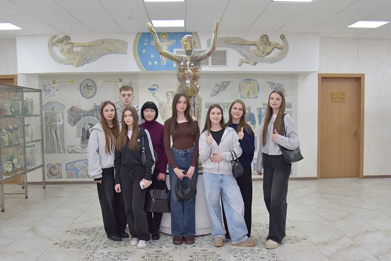 Посещение анатомического музея Белорусского государственного медицинского университета
