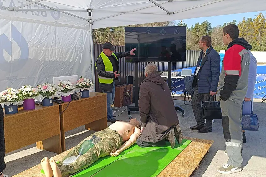 Первая помощь: Обучающие курсы в «БЕЛГАЗСТРОЙ»