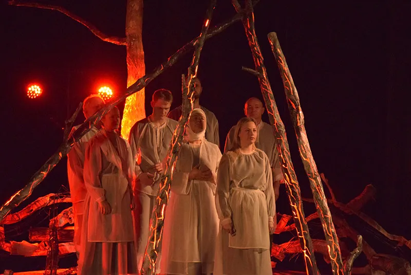 Спектакль «Хатыня» в БГМУ