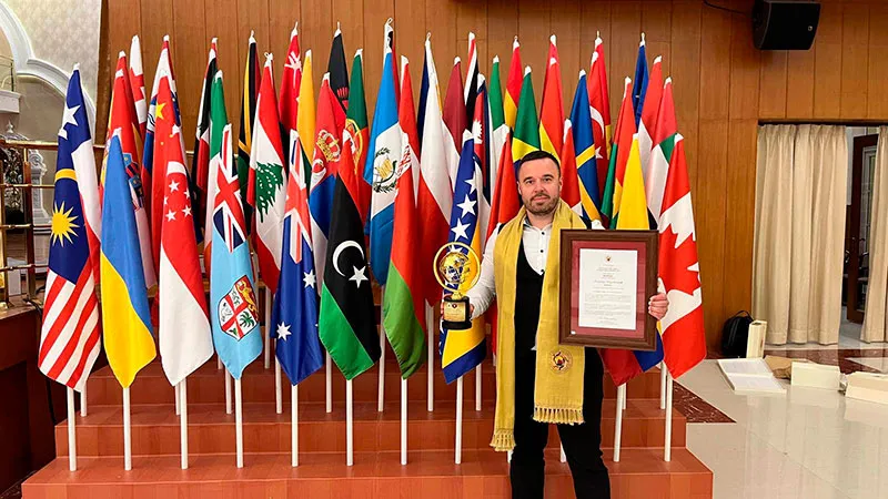 Дмитрий Гричанюк был удостоен награды на World Culture Festival 2025