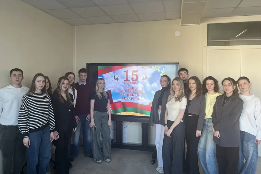 На кафедре морфологии человека прошёл день информирования, посвящённый Дню Конституции Республики Беларусь
