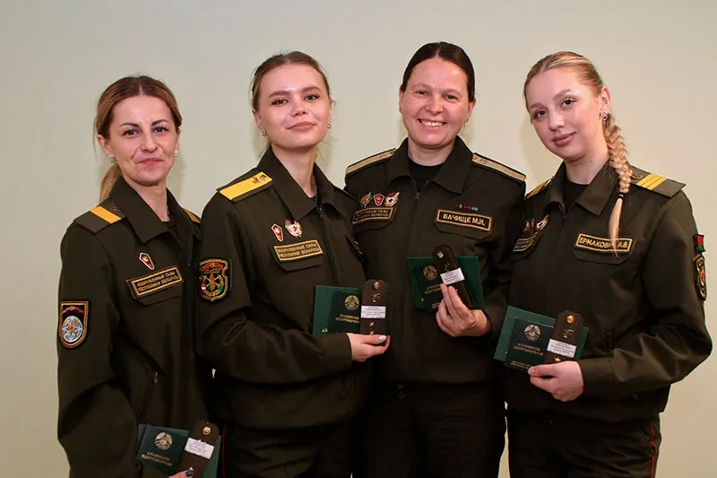 В Белорусском государственном медицинском университете состоялась церемония присвоения звания «Прапорщик»
