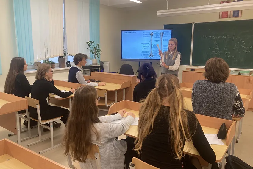 Кафедра морфологии продолжает профориентационную работу со школьниками