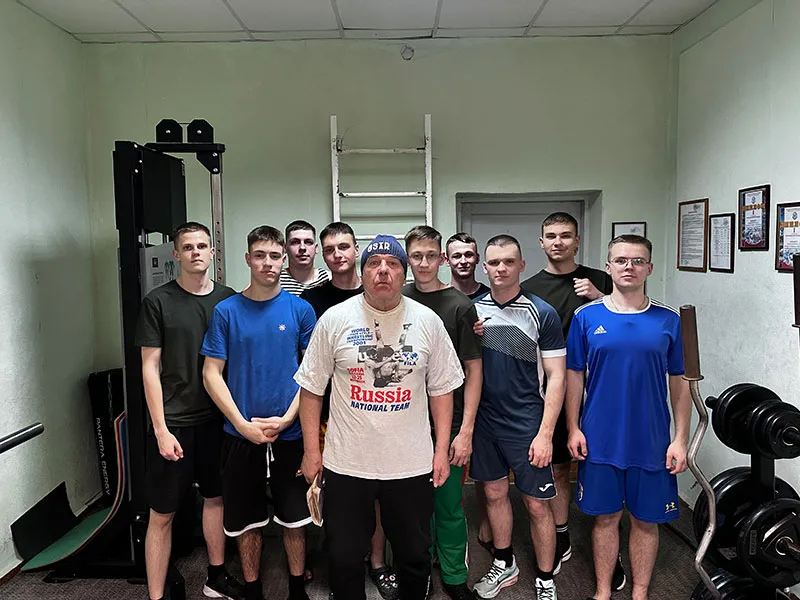 Соревнования по двоеборью в общежитии № 1