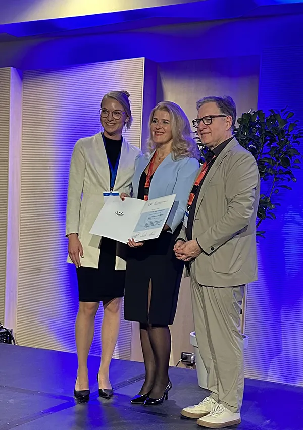 The first winner of the Rolf Grewe award in Belarus...