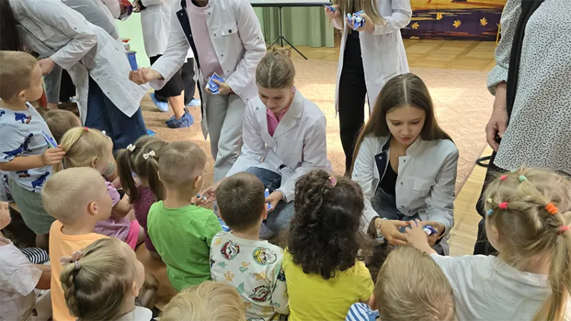 Визит в Детский сад № 85: программа по гигиене полости рта