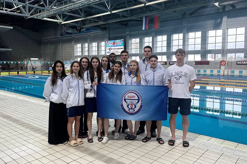 Победа в Открытом турнире по плаванию на Кубок ректора ГомГМУ: интервью с представителями сборной команды БГМУ