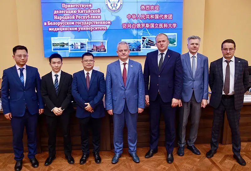 Belarusian State Medical University hosted a delegation from China: new horizons for cooperation in orthopedics and AI medicine
