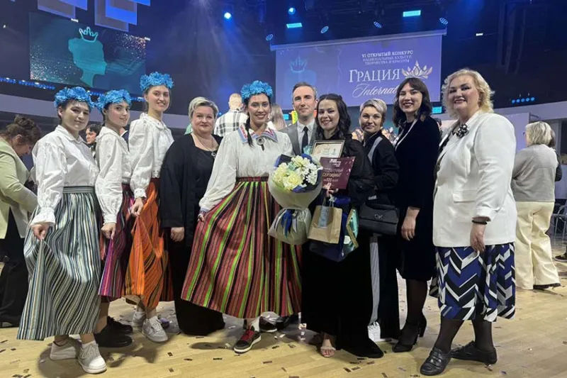 Participation of Kamila Verman in the final of the VI open competition of national cultures, creativity and beauty "Grace International"