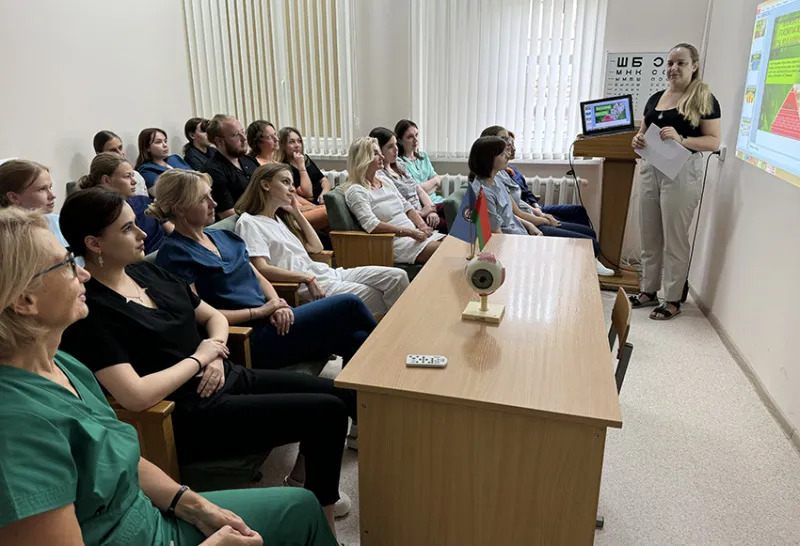 Информационный час прошел на кафедре глазных болезней 