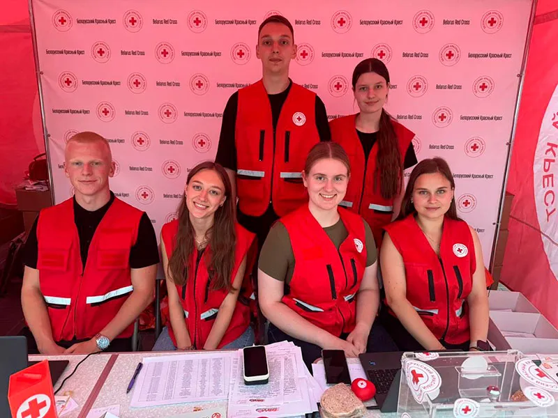 Волонтеры БГМУ на Минском полумарафоне! 