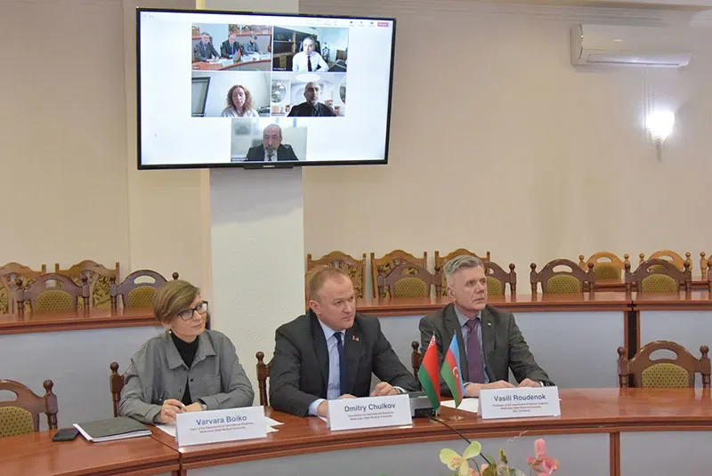 Online meeting with the delegation of the Faculty of Medicine and Medical Sciences of Karabakh University