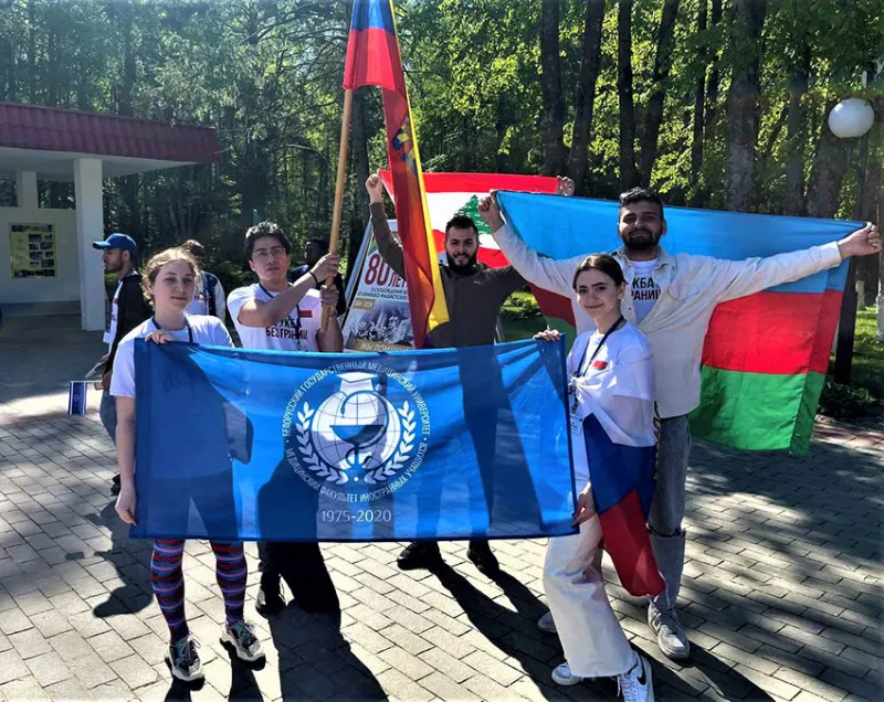 Волонтерский отряд медицинского факультета иностранных учащихся – участник форума «Дружба без границ»
