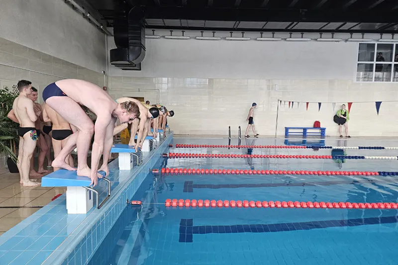 Соревнования по плаванию среди сборных команд факультетов