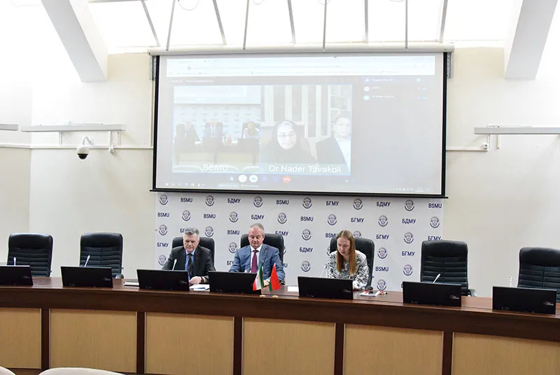 Онлайн-встреча БГМУ с Иранским университетом медицинских наук (IUMS)