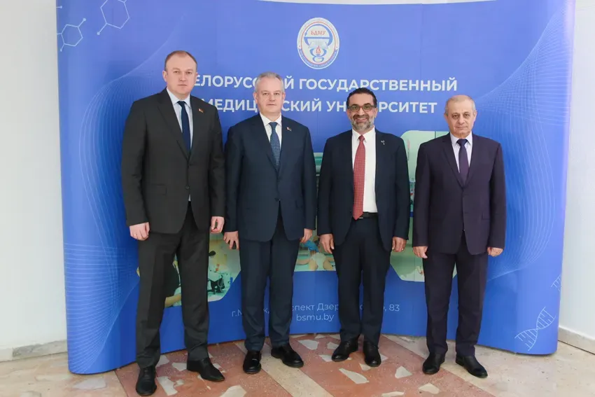 Visit of Kamal Al-Shahr, the Ambassador Extraordinary and Plenipotentiary of the State of Palestine to Belarusian State Medical University 