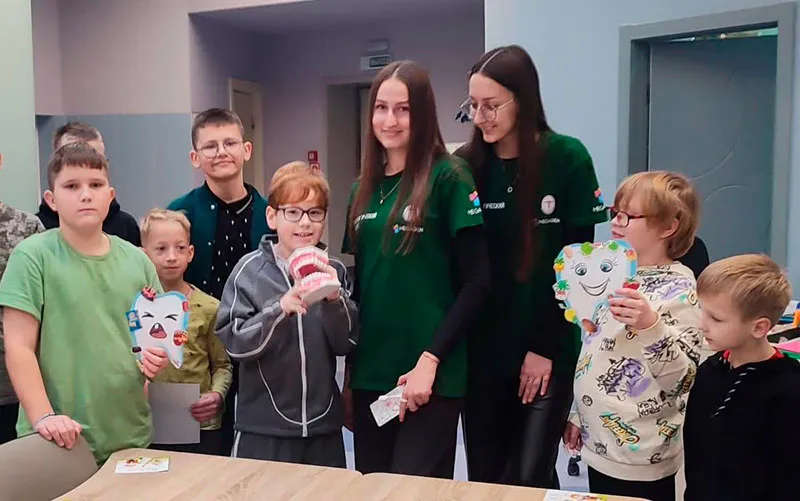 Благотворительная акция «Поделись улыбкой своей» в Республиканском реабилитационном центре для детей-инвалидов.