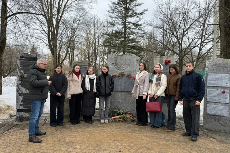 Почтение памяти погибших в Минском гетто