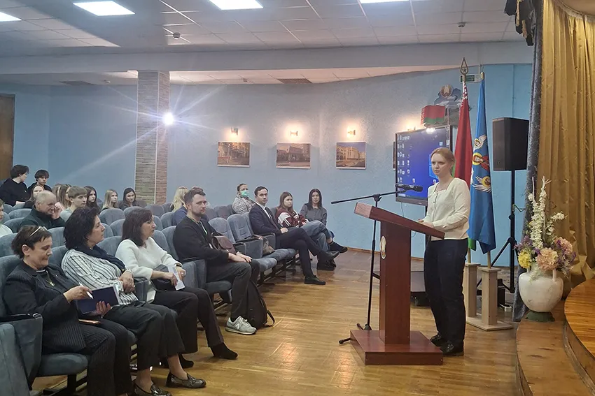 Профориентационная встреча с учащимися гимназии