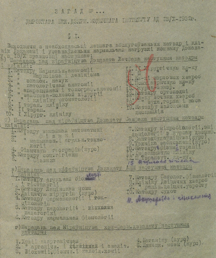 1931 слайд 1 Организованы пять факультетов Белорусского государственного медицинского института