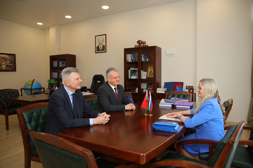 Leaders of Belarusian State Medical University discussed promising areas of interaction with a representative of the Northern State Medical University