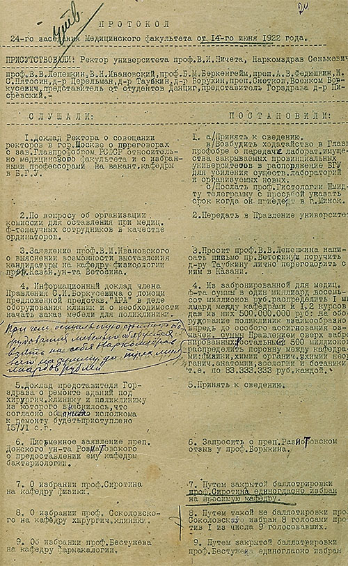 1922 слайд 3 Организована кафедра физики... 1922 слайд 3 Организована кафедра физики...